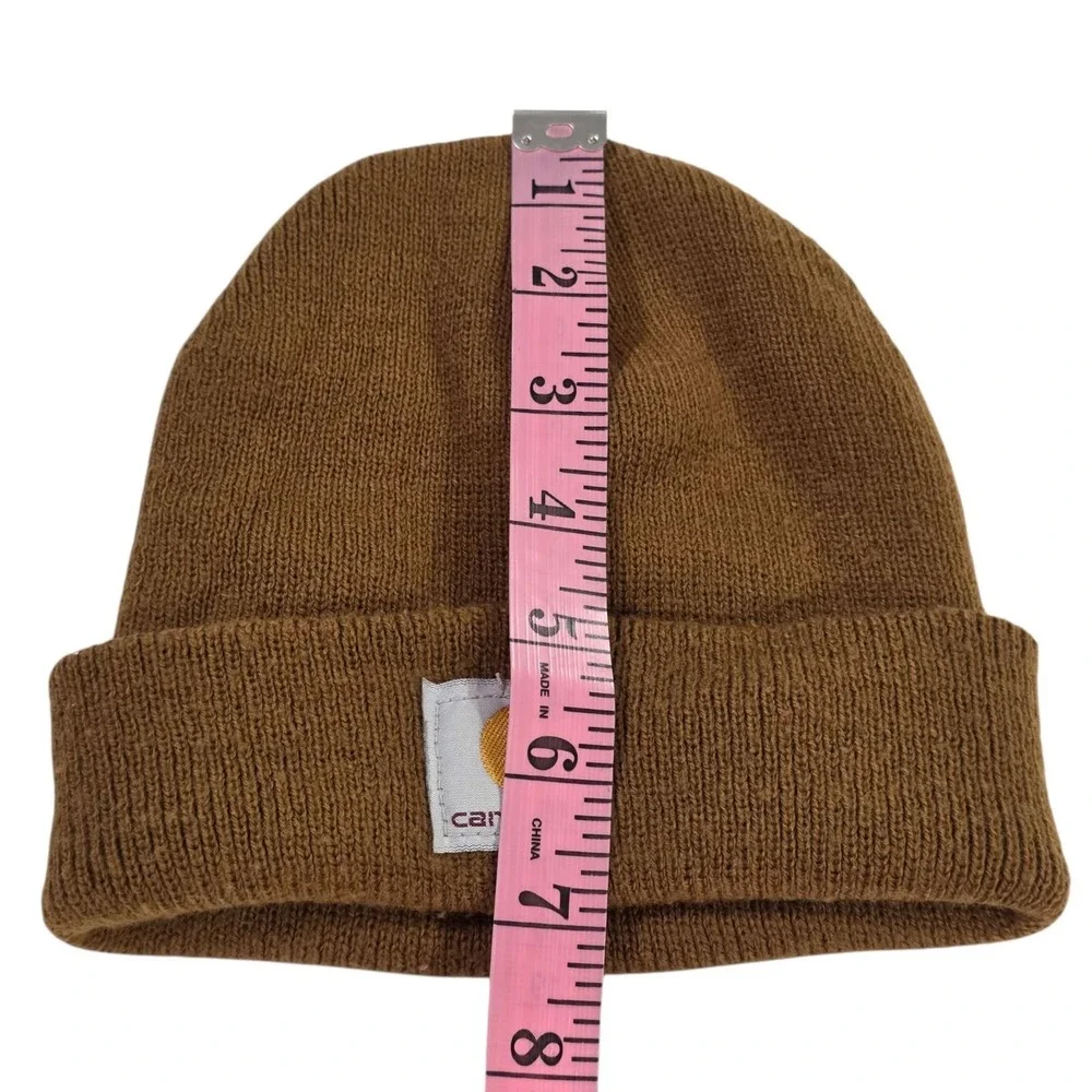 Carhartt‎ Beanie Infant Toddler One Size Most Brown Knit Winter Hat Outdoors